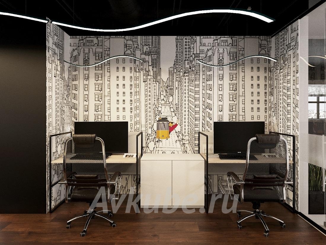 Офис в современном стиле в БЦ «Магистраль Плаза» мини фото 10