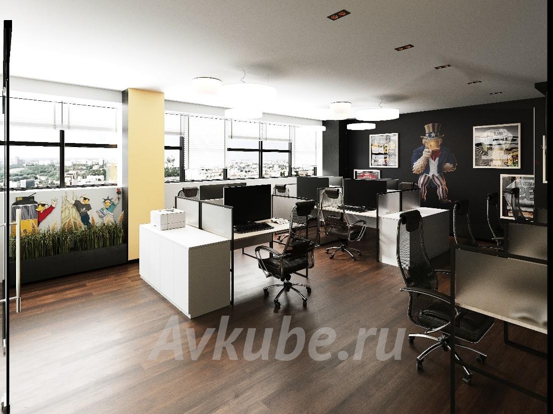 Офис в современном стиле в БЦ «Магистраль Плаза» мини фото 8