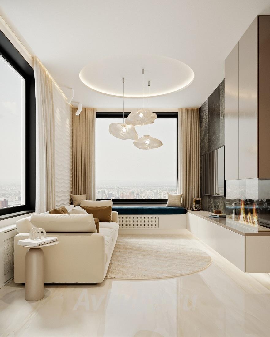 Оформление квартиры в современном стиле, дизайн проект студии «АвКубе»